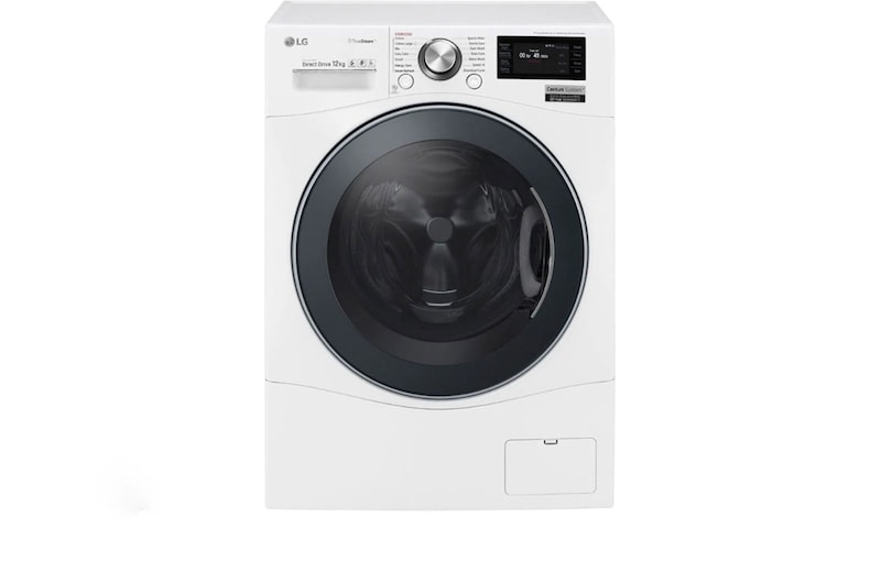 LG 12 kg Tvättmaskin(Vit) - True Steam™, Energiklass A, TurboWash™, Smart Diagnosis™ med Wi-Fi, FH6F9BDS2
