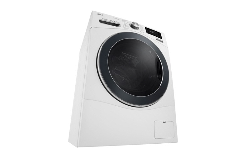 LG 12 kg Tvättmaskin(Vit) - True Steam™, Energiklass A, TurboWash™, Smart Diagnosis™ med Wi-Fi, FH6F9BDS2