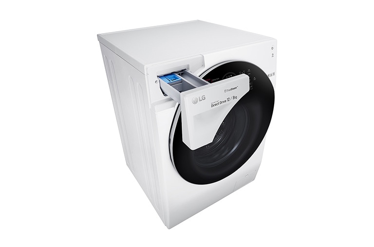 LG 1-12 kg / 1-8 kg True Steam™  & 6 Motion Direct Drive Kombinerad tvätt/tork, Wi-Fi, FH6G1BCH2N
