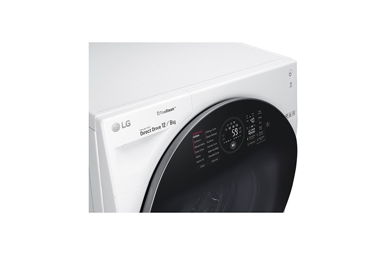 LG 1-12 kg / 1-8 kg True Steam™  & 6 Motion Direct Drive Kombinerad tvätt/tork, Wi-Fi, FH6G1BCH2N