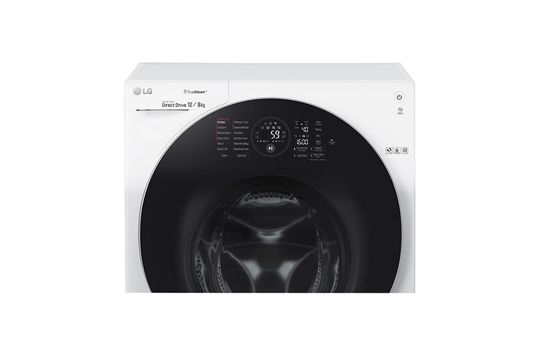 LG 1-12 kg / 1-8 kg True Steam™  & 6 Motion Direct Drive Kombinerad tvätt/tork, Wi-Fi, FH6G1BCH2N