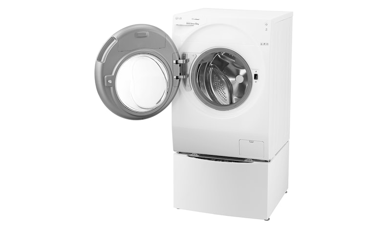 LG 1-12 kg / 1-8 kg LG TWINWash™ med True Steam™  & 6 Motion Direct Drive. Kombinerad tvätt/tork med Wi-Fi och Miniwash, FH6G1BCH2NW