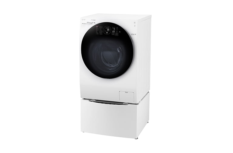 LG 1-12 kg / 1-8 kg LG TWINWash™ med True Steam™  & 6 Motion Direct Drive. Kombinerad tvätt/tork med Wi-Fi och Miniwash, FH6G1BCH2NW