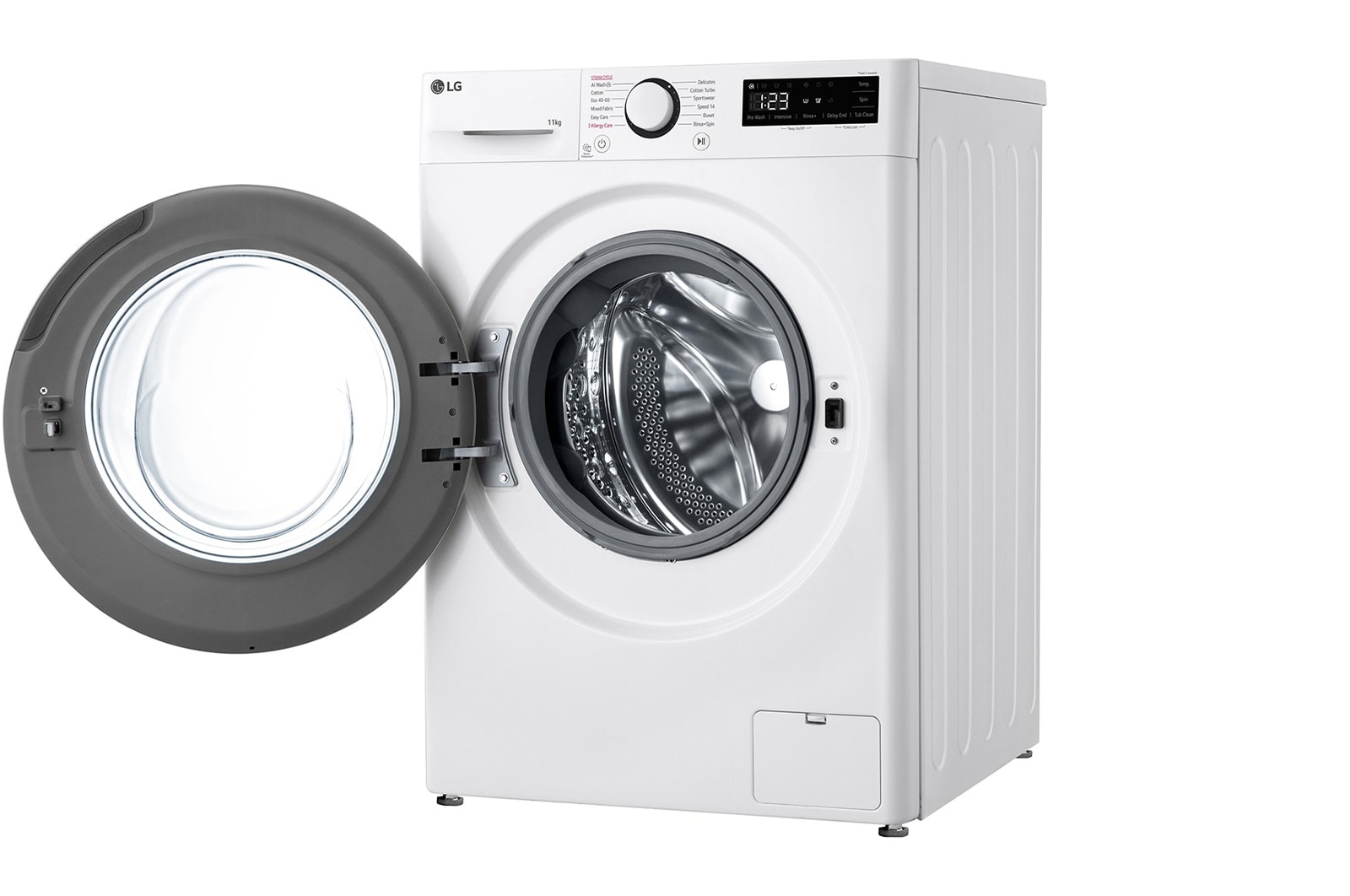 LG 11 kg Tvättmaskin(Vit) - Steam, Energiklass A, AI DD™, Smart Diagnosis™ , FV34JNS0A1