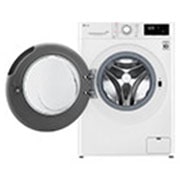 LG 10.5 kg Tvättmaskin(Vit) - Steam, Energiklass A, AI DD™, Smart Diagnosis™, FV34JNS0A