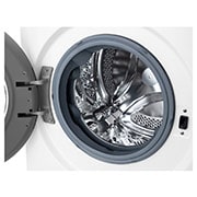 LG 10.5 kg Tvättmaskin(Vit) - Steam, Energiklass A, AI DD™, Smart Diagnosis™, FV34JNS0A