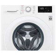 LG 10.5 kg Tvättmaskin(Vit) - Steam, Energiklass A, AI DD™, Smart Diagnosis™, FV34JNS0A