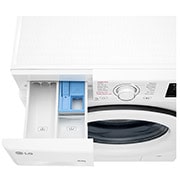 LG 10.5 kg Tvättmaskin(Vit) - Steam, Energiklass A, AI DD™, Smart Diagnosis™, FV34JNS0A
