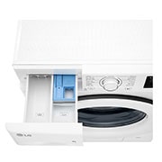 LG 8 kg Tvättmaskin(Vit) - Energiklass B, AI DD™, Smart Diagnosis™, FV34TN00E