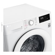 LG 9 kg Tvättmaskin(Vit) - Steam, Energiklass A, AI DD™, Smart Diagnosis™, FV34VNS0A