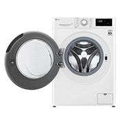 LG 9 kg Tvättmaskin(Vit) - Steam, Energiklass A, AI DD™, Smart Diagnosis™, FV34VNS0A