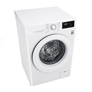 LG 9 kg Tvättmaskin(Vit) - Steam, Energiklass A, AI DD™, Smart Diagnosis™, FV34VNS0A