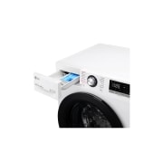 LG 9 kg Tvättmaskin(Vit) - Steam, Energiklass B, AI DD™, Smart Diagnosis™, FV50VNS3E