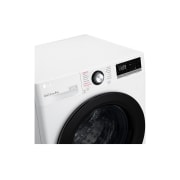 LG 9 kg Tvättmaskin(Vit) - Steam, Energiklass B, AI DD™, Smart Diagnosis™, FV50VNS3E