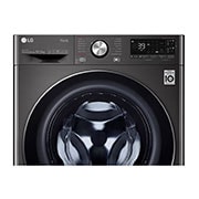 LG 10.5 kg Tvättmaskin(Svart) - Auto Dose, Steam, Energiklass A, TurboWash360™, AI DD™, Smart Diagnosis™ med Wi-Fi, FV74JNS2QA