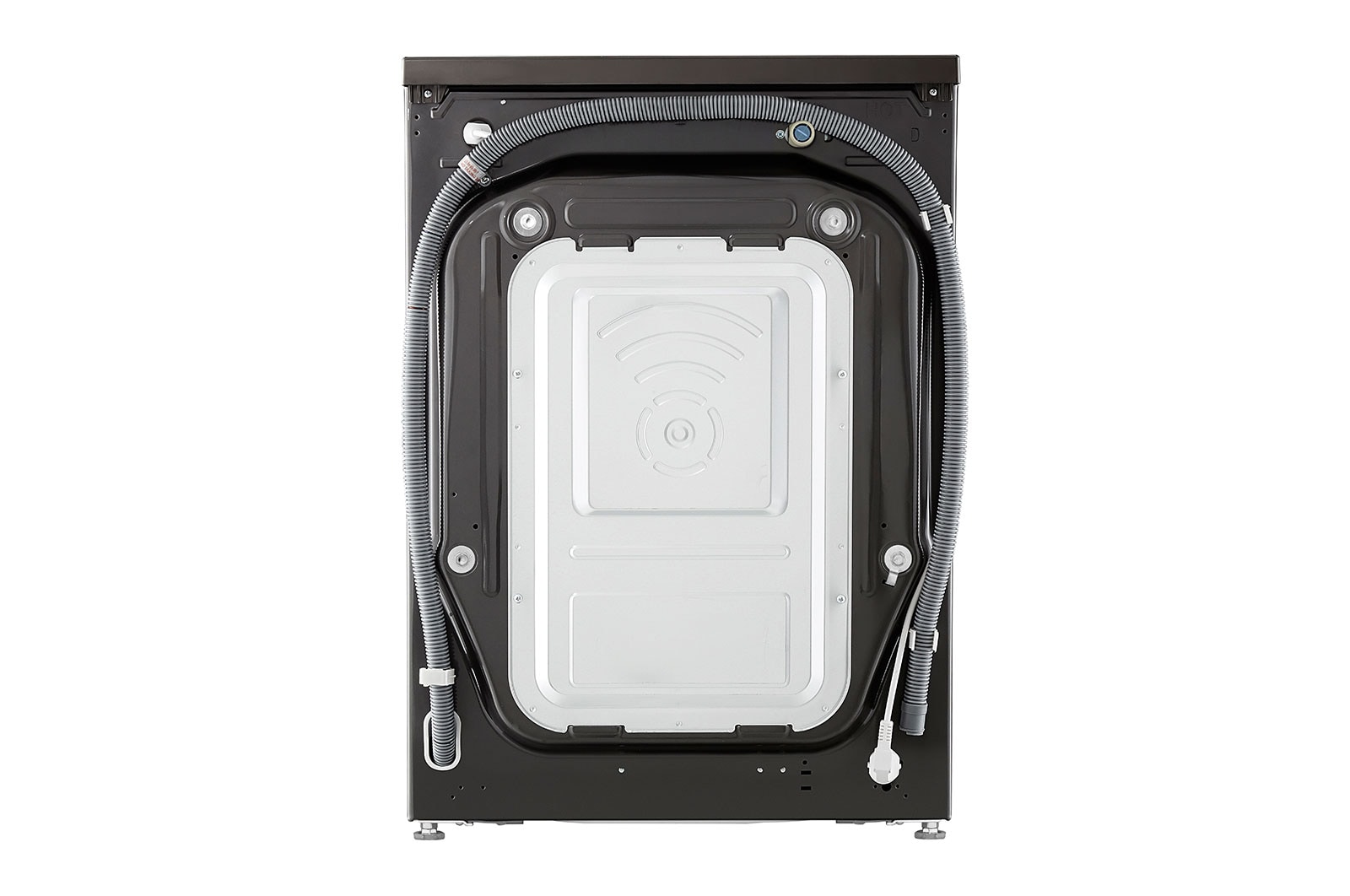 LG 10.5 kg Tvättmaskin(Svart) - Auto Dose, Steam, Energiklass A, TurboWash360™, AI DD™, Smart Diagnosis™ med Wi-Fi, FV74JNS2QA