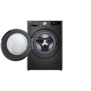 LG 12 kg Tvättmaskin(Svart) - Steam+, Energiklass A, , TurboWash360™, AI DD™, Smart Diagnosis™ med Wi-Fi, FV90BNS2BE