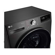 LG 12 kg Tvättmaskin(Svart) - Steam+, Energiklass A, , TurboWash360™, AI DD™, Smart Diagnosis™ med Wi-Fi, FV90BNS2BE