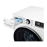LG 1-10.5 kg Steam+, TurboWash360™, AI DD och Wi-Fi, FV90JNS2Q