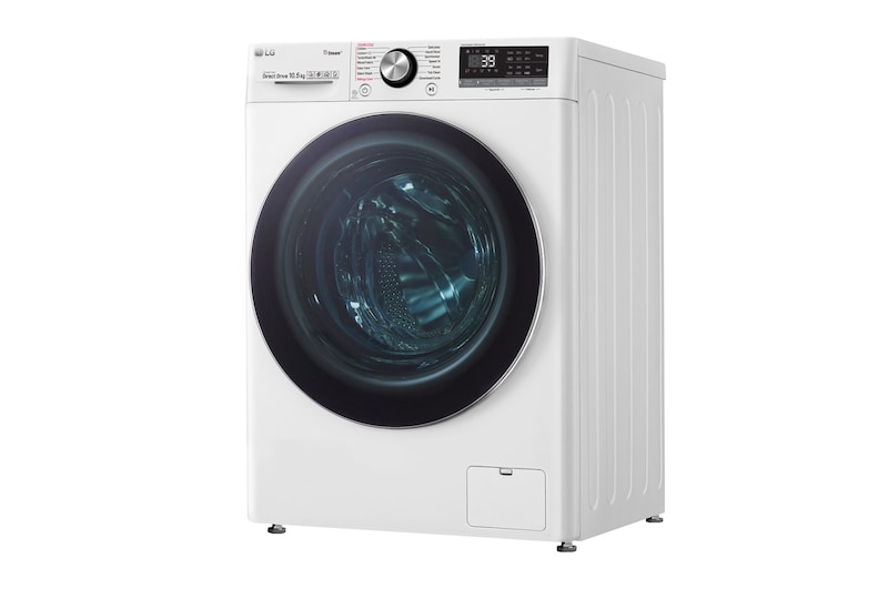 LG 1-10.5 kg Steam+, TurboWash360™, AI DD och Wi-Fi, FV90JNS2Q
