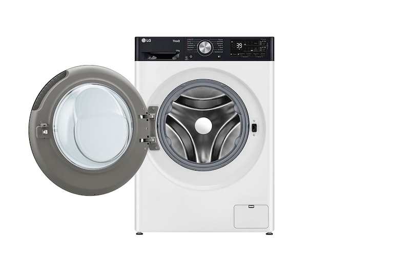 LG 11 kg Tvättmaskin(Vit) - Auto Dose, Steam, Energiklass A, TurboWash360™, AI DD™, Smart Diagnosis™ med Wi-Fi, FV94ENS2BA
