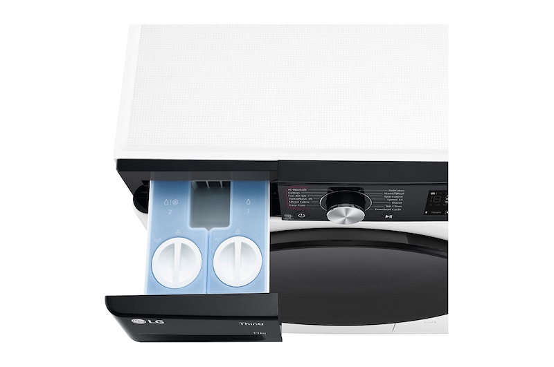 LG 11 kg Tvättmaskin(Vit) - Auto Dose, Steam, Energiklass A, TurboWash360™, AI DD™, Smart Diagnosis™ med Wi-Fi, FV94ENS2BA