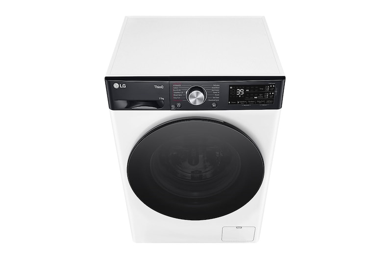 LG 11 kg Tvättmaskin(Vit) - Auto Dose, Steam, Energiklass A, TurboWash360™, AI DD™, Smart Diagnosis™ med Wi-Fi, FV94ENS2BA