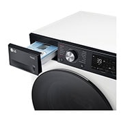 LG 11 kg Tvättmaskin(Vit) - Auto Dose, Steam, Energiklass A, TurboWash360™, AI DD™, Smart Diagnosis™ med Wi-Fi, FV94ENS2BA