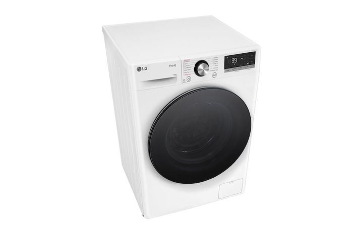 LG 11 kg Tvättmaskin(Vit) - Steam, Energiklass A, TurboWash360™, AI DD™, Smart Diagnosis™ med Wi-Fi, FV94ENS2WN