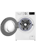 LG 10.5 kg Tvättmaskin(Vit) - Steam+, Energiklass A, , TurboWash360™, AI DD™, Smart Diagnosis™ med Wi-Fi, FV96JNS2QE