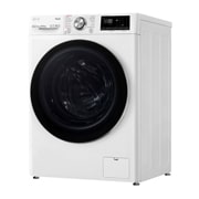 LG 10.5 kg Tvättmaskin(Vit) - Steam+, Energiklass A, , TurboWash360™, AI DD™, Smart Diagnosis™ med Wi-Fi, FV96JNS2QE