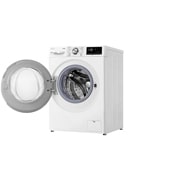 LG 10.5 kg Tvättmaskin(Vit) - Steam+, Energiklass A, , TurboWash360™, AI DD™, Smart Diagnosis™ med Wi-Fi, FV96JNS2QE