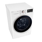 LG 10.5 kg Tvättmaskin(Vit) - Auto Dose, Steam, Energiklass A, TurboWash360™, AI DD™, Smart Diagnosis™ med Wi-Fi, FV96JNS2WA