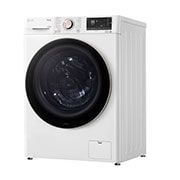 LG 10.5 kg Tvättmaskin(Vit) - Auto Dose, Steam, Energiklass A, TurboWash360™, AI DD™, Smart Diagnosis™ med Wi-Fi, FV96JNS2WA