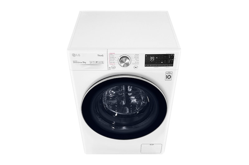 LG 9 kg Tvättmaskin(Vit) - Auto Dose, Steam, Energiklass A, TurboWash360™, AI DD™, Smart Diagnosis™ med Wi-Fi, FV96VNS2QA