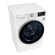 LG 9 kg Tvättmaskin(Vit) - Auto Dose, Steam, Energiklass A, TurboWash360™, AI DD™, Smart Diagnosis™ med Wi-Fi, FV96VNS2QA