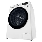 LG 9 kg Tvättmaskin(Vit) - Auto Dose, Steam, Energiklass A, TurboWash360™, AI DD™, Smart Diagnosis™ med Wi-Fi, FV96VNS2QA