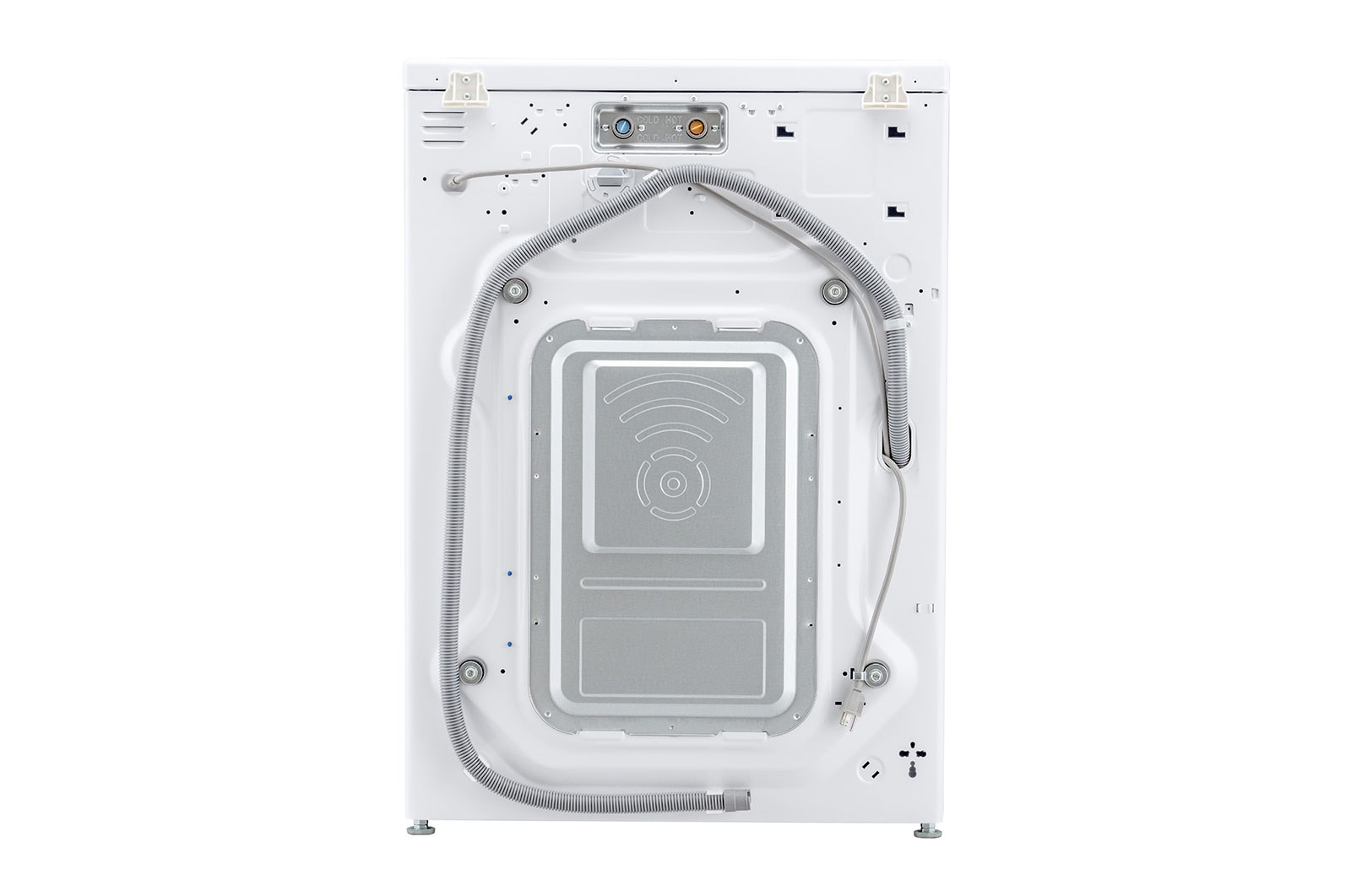 LG 17 kg Tvättmaskin(Vit) - Steam, Energiklass E, TurboWash™, Smart Diagnosis™ med Wi-Fi, FVB17NS2QE