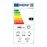 LG 17 kg Tvättmaskin(Vit) - Steam, Energiklass E, TurboWash™, Smart Diagnosis™ med Wi-Fi, FVB17NS2QE