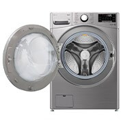 LG 17 kg Tvättmaskin(Stainless Silver) - Steam, Energiklass E, TurboWash™, Smart Diagnosis™ med Wi-Fi, FVB17NS2TE