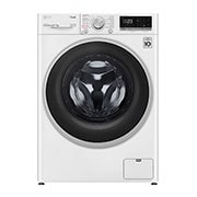 Vy framifrån av 8 kg / 5 kg Tvättmaskin/Torktumlare(Vit) - Steam, Energiklass E, AI DD™, Smart Diagnosis™ med Wi-Fi K4DV508S1W