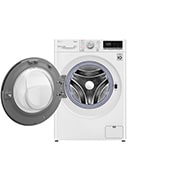 LG 8 kg Tvättmaskin(Vit) - Steam, Energiklass D, AI DD™, Smart Diagnosis™ med Wi-Fi, K4WV408S1W