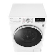 LG 8 kg Tvättmaskin(Vit) - Steam, Energiklass D, AI DD™, Smart Diagnosis™ med Wi-Fi, K4WV408S1W