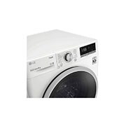 LG 8 kg Tvättmaskin(Vit) - Energiklass D, TurboWash™, AI DD™, Smart Diagnosis™ med Wi-Fi, K4WV508N1W