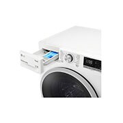 LG 8 kg Tvättmaskin(Vit) - Energiklass D, TurboWash™, AI DD™, Smart Diagnosis™ med Wi-Fi, K4WV508N1W