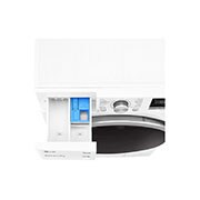 LG 8 kg Tvättmaskin(Vit) - Energiklass D, TurboWash™, AI DD™, Smart Diagnosis™ med Wi-Fi, K4WV508N1W