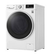 LG 8 kg Tvättmaskin(Vit) - Energiklass D, TurboWash™, AI DD™, Smart Diagnosis™ med Wi-Fi, K4WV508N1W