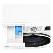 LG 12 kg Tvättmaskin(Vit) - Energiklass B, TurboWash™, AI DD™, Smart Diagnosis™ med Wi-Fi, K4WV712N1W