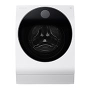 Vy framifrån av LG SIGNATURE med Centum™ system 1-12 kg (&#43;2kg) / 1-7 kg, Spa Steam. Kombinerad tvätt/tork med Wi-Fi  LSWD100