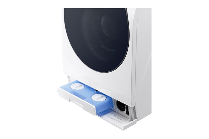 LG 12 kg / 7 kg LG SIGNATURE Tvättmaskin/Torktumlare(Vit) - Steam, Energiklass A, TurboWash™, Auto Dose, Smart Diagnosis™ med Wi-Fi, LSWD100E